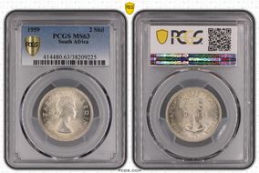 1959 2 Shil MS63