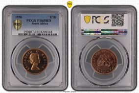 1958 1/2D PR65RD