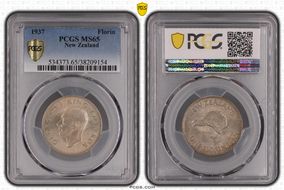 1937 Florin MS65
