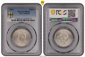 1943 Florin MS63