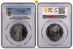 2019 50C Indigenous Languages MS66