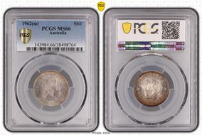 1962(m) Shil KM-59  Ag MS66