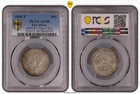 1941-I Shil KM-28.2 Leaf Near Dent. AU58
