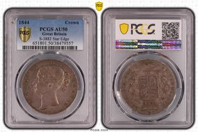 1844 Crown S-3882 Star Edge AU50