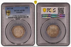 1917-M Shil AU50