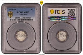 1921-M 3D MS65