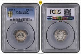 1909-F 1/2 Mk J-16 MS67