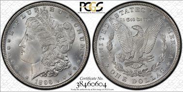 1896 $1 MS67+