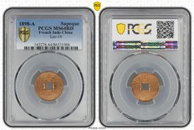 1898-A Sapeque Lec-14 MS64RD