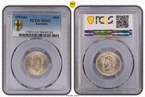 1952(m) Shil KM-46  Ag MS63