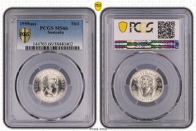 1959(m) Shil KM-59  Ag MS66