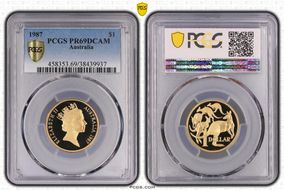 1987 $1 PR69DCAM