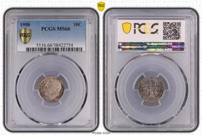 1958 10C MS66