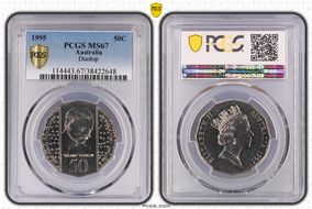 1995 50C Dunlop MS67