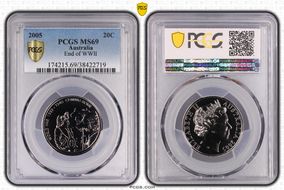 2005 20C End of WWII MS69