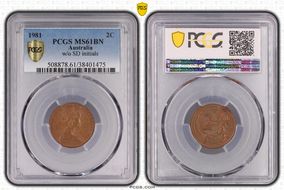 1981 2C w/o SD initials MS61BN