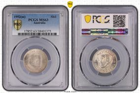 1952(m) Shil KM-46  Ag MS63