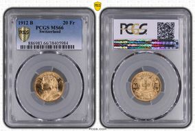 1912 B 20 Fr MS66