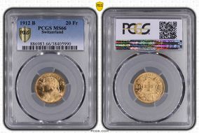 1912 B 20 Fr MS66
