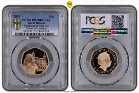 2019 50p S-H66 Paddington-Tower Au PR70DCAM