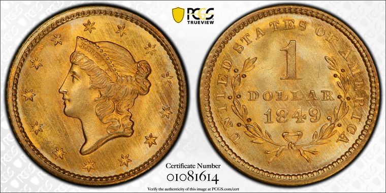 Cert 01081614 - Coin Image