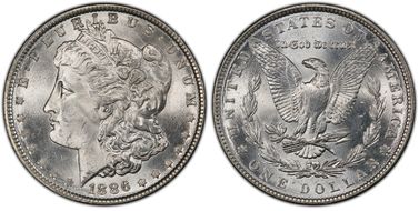 1886 $1 MS65