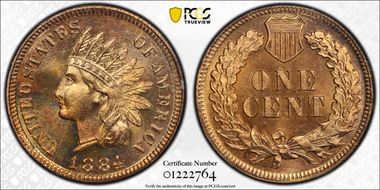 1884 1C PR67RD