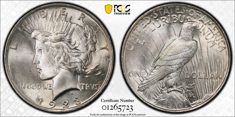 Cert 01265723 - Coin Image