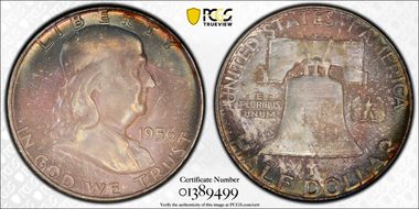 1956 50C MS66