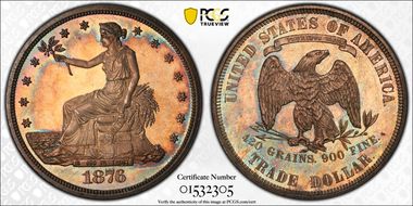 1876 T$1 PR64