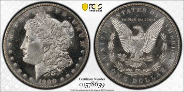 1900 $1 MS65+ DMPL