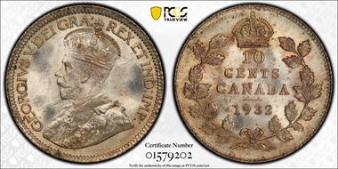 1932 10C MS65