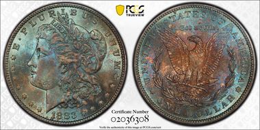 1883 $1 MS64