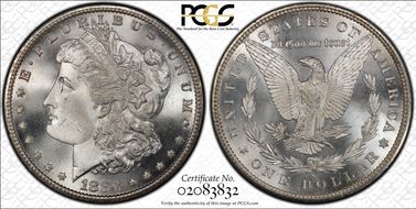 1880-S $1 MS67