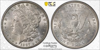 1887 $1 MS63