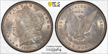 1892-O $1 MS65+