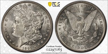 1895-O $1 AU58