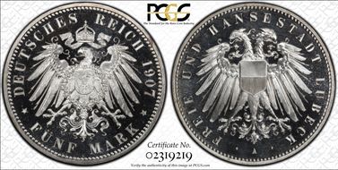 1907-A 5 Mk J-83 PR68CAM