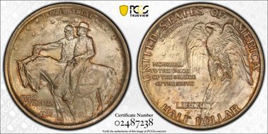 1925 50C Stone Mountain MS65