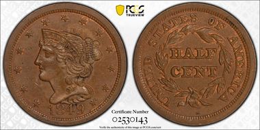 1849 1/2C C-1 MS60BN