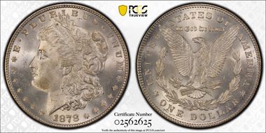 1878 7TF $1 Reverse of 1878 MS64