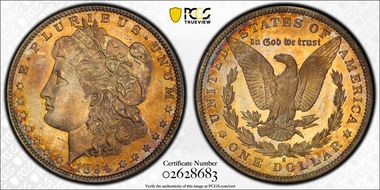 1894-S $1 MS67+ 
