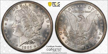1885-CC $1 MS66