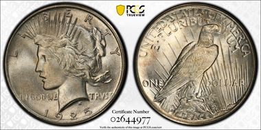 1925 $1 MS66