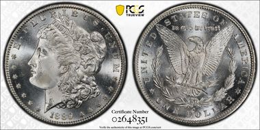 1889-S $1 MS66+