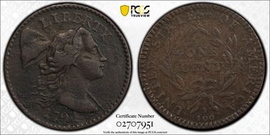 1794 1C S-48, Starred Reverse VF25BN