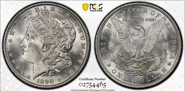 1890 $1 MS64
