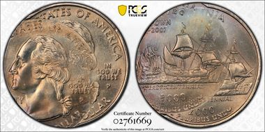2000-P 25C Virginia MS65