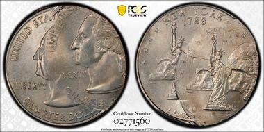 2001-P 25C New York MS65