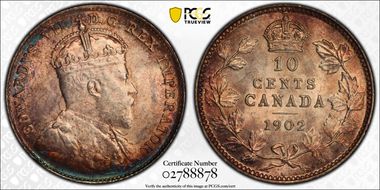 1902 10C MS64